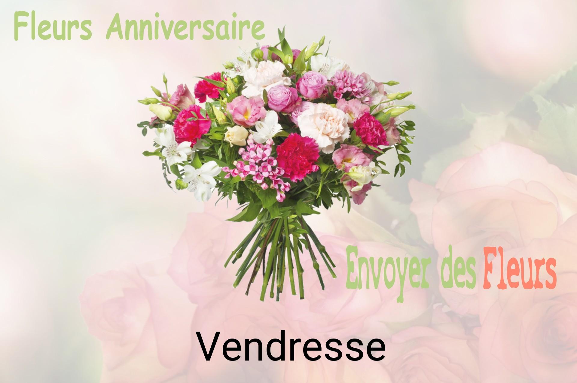 Bouquet de fleurs d’anniversaire livré à Vendresse