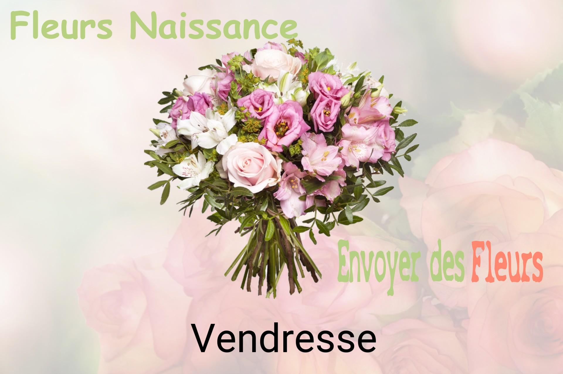 Bouquet de fleurs de naissance livré à Vendresse